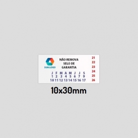Adesivo Lacre Casca de Ovo - 10x30mm