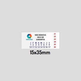 Adesivo Lacre Casca de Ovo - 15x35mm