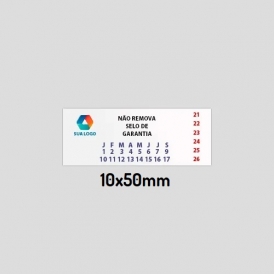 Adesivo Lacre Casca de Ovo - 10x50mm