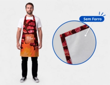 Avental Masculino Corpo Inteiro Sem Forro